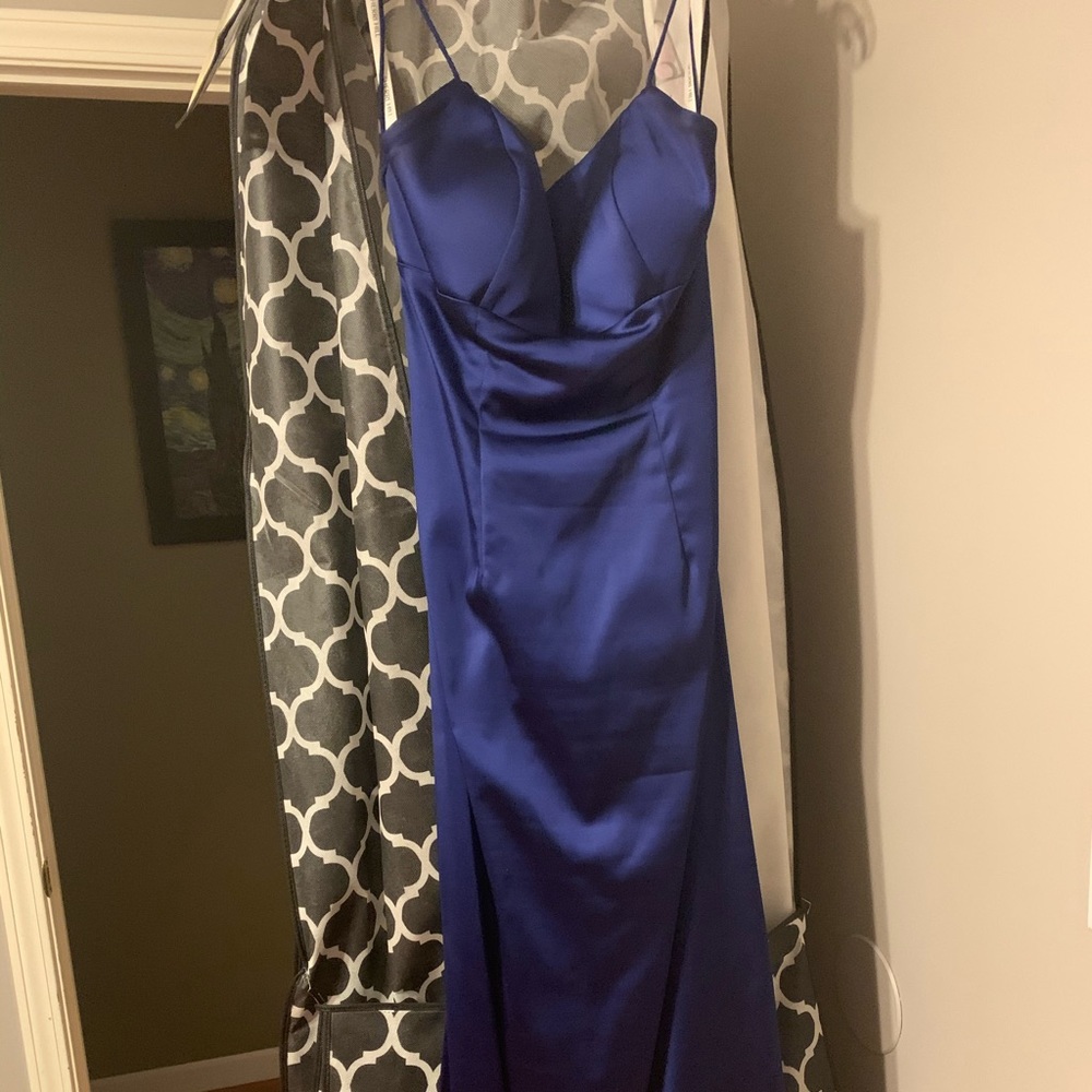 Royal blue Sherri hill prom dress
